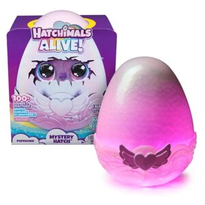 Игрушка интерактивная в яйце Hatchimals Alive «Единорог», свет, звук, дым