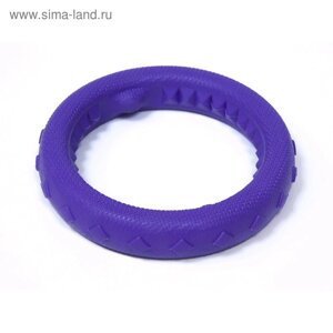 Игрушка "Кольцо плавающее" среднее "Зооник", пластикат, 17 см, фиолетовое