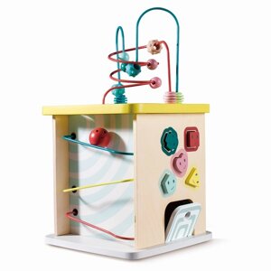 Игрушка-лабиринт головоломка Hape «Пастель»Куб» для детей