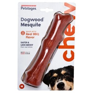Игрушка Petstages Mesquite Dogwood для собак, маленькая, с ароматом барбекю 16 см