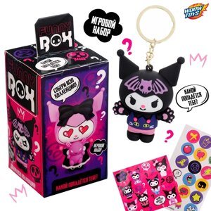 Игрушка - сюрприз Funny box «Злой кролик»детский брелок, наклейки, карточка, цвет МИКС