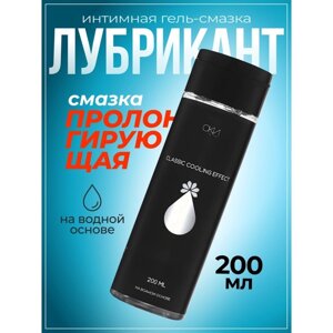 Интимный лубрикант гель-смазка на водной основе, пролонгирующая, 200 мл Оки-Чпоки