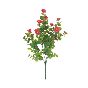 Искусственный цветок «Полевой», высота 30 см, цвет красный