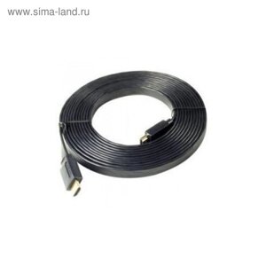 Кабель HDMI Ningbo 19M/19M, HDMI (m)-HDMI (m), v 1.4, 15 м, позолоченные разъемы, черный