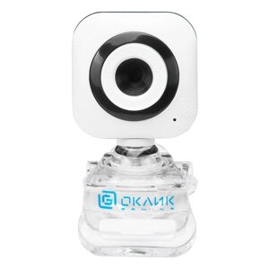 Камера Web Оклик OK-C8812 белый 0.3Mpix (640x480) USB2.0 с микрофоном