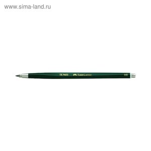 Карандаш цанговый 2.0 мм Faber-Castell TK 9400 HB зелёный
