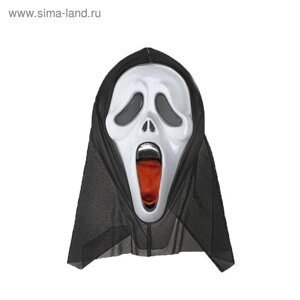 Карнавальная маска «Крик», с языком