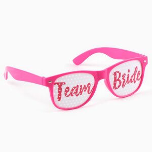 Карнавальный аксессуар- очки "Team bride"