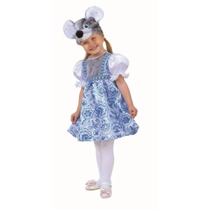 Карнавальный костюм «Мышка Варварка»сатин), рост 128 см