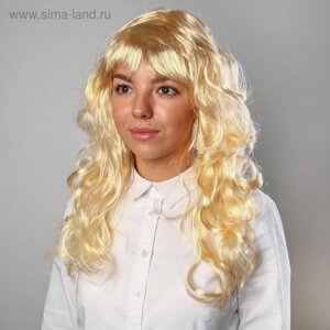 Карнавальный парик «Блондинка», кудри, р-р. 56, 120 г
