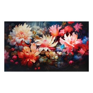 Картина на холсте "Цветущий сад" 60*100 см