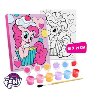 Картина по номерам, 21 х 15 см "Пинки Пай", My Little Pony