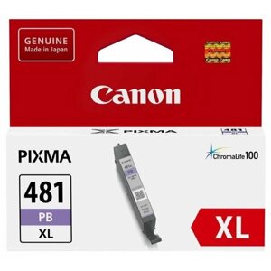 Картридж струйный Canon CLI-481XL PB 2048C001 фото голубой для Canon PixmaTS8140TS/TS9140