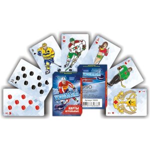 Карты игральные "Хоккей", 36 карт, лакированные, карта 5 х 7.5 см