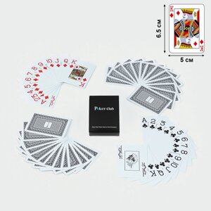 Карты игральные пластиковые "Poker club", 300 мкм