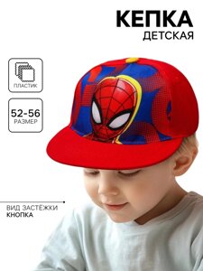 Кепка детская для мальчика, размер 52-56, Человек-паук