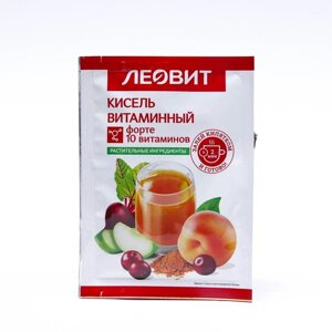 Кисель Леовит "Витаминный", форте, 10 витаминов, 20 г