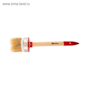 Кисть круглая MTX 82053, профи, натуральная щетина, деревянная ручка, 55 мм