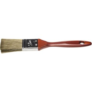 Кисть плоская STAYER LASUR-LUX 01051-025, смешанная щетина, деревянная ручка, 25 мм