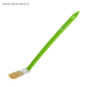 Кисть радиаторная "СИБРТЕХ", 25 мм, ручка пластик, натуральная щетина