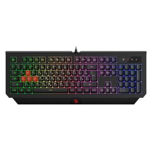 Клавиатура A4Tech Bloody B120N черный USB Multimedia for gamer LED (подставка для запястий) 100458