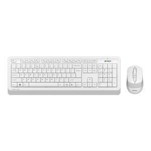Клавиатура + мышь A4Tech Fstyler FG1010S клав: белый/серый мышь: белый/серый USB беспроводная 103388