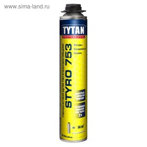 Клей Tytan Prоfessional Styro №753, для наружной теплоизоляции, 750 мл
