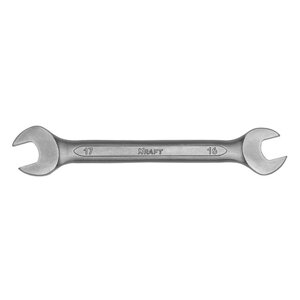 Ключ рожковый KRAFT KT 700530, холодный штамп, 16х17 мм