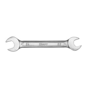 Ключ рожковый KRAFT KT 700534, холодный штамп, 22х24 мм