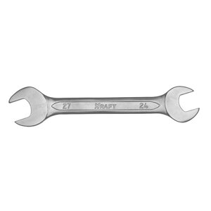Ключ рожковый KRAFT KT 700535, холодный штамп, 24х27 мм