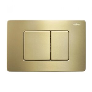 Кнопка смыва ABBER AC0120MMG, для скрытых систем инсталляции, цвет золотой, матовая