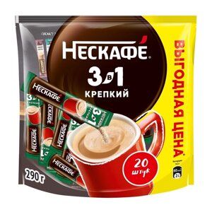 Кофе растворимый Nescafe 3 в 1, Strong, 14,5 г