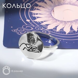 Кольцо «Солнце» над рукой, цвет серебро, 18 размер