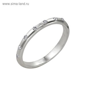 Кольцо «Венчание», посеребрение, 17,5 размер