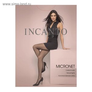 Колготки женские Incanto Micronet Collant сетка, цвет телесный (melon), размер 1/2