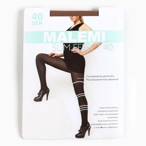 Колготки женские Malemi Slim Effect 40, цвет телесный (melon), размер 3