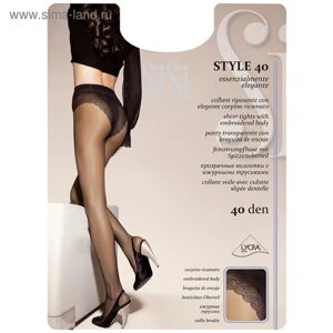 Колготки женские Sisi Style, 40 den, размер 3, цвет nero