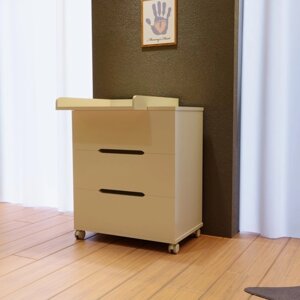 Комод пеленальный детский ИНКАНТО Anniken ECCO 800/3, 83х45х97 см., 3 ящика, цвет белый