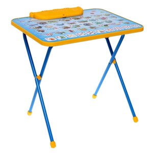 Комплект детской мебели «Познайка. Азбука» складной, цвета стула МИКС