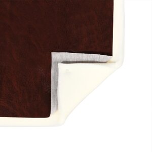 Комплект для перетяжки мебели, 50 50 см: иск. кожа, поролон 20 мм, коричневый