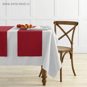 Комплект дорожек на стол «Ибица», размер 43 х 140 см - 4 шт, цвет винный