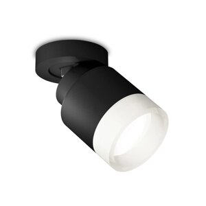 Комплект накладного поворотного светильника с акрилом Ambrella light, Techno, XM8111001, цвет чёрный песок