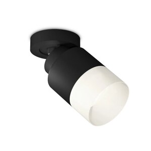 Комплект накладного поворотного светильника с акрилом Ambrella light, Techno, XM8111002, цвет чёрный песок