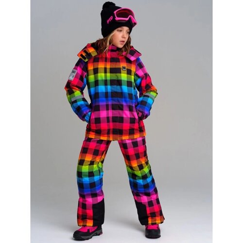Комплект зимний для девочки PlayToday: куртка и брюки, рост 128 см