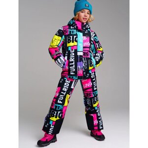 Комплект зимний для девочки PlayToday: куртка и брюки, рост 134 см