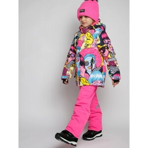 Комплект зимний для девочки PlayToday: куртка и полукомбинезон, рост 146 см