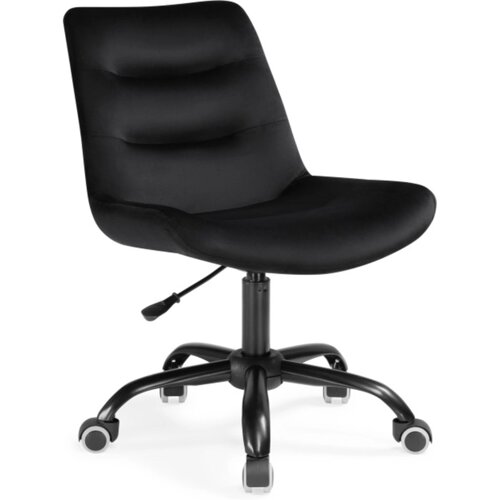 Компьютерное кресло Орди металл/велюр, черный 56x65x85 см