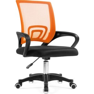 Компьютерное кресло Turin черный/orange пластик/ткань, черный/черный 60x55x82 см