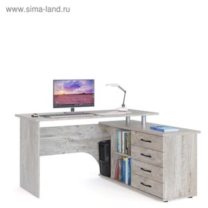 Компьютерный стол «КСТ-109 П», 14001270750 мм, угловой, правый, цвет дуб юкон