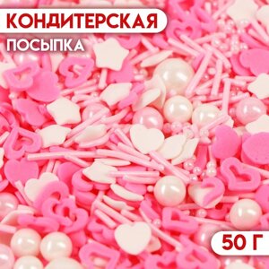 Кондитерская посыпка "Нежность", микс № 1, 50 г